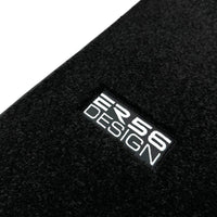 Black Luxury Floor Mats For Mercedes Benz CLK-Class A209 Convertible (2003-2010) | ER56 Design - AutoWin