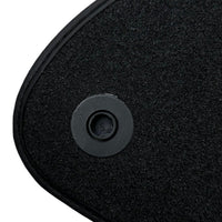 Black Luxury Floor Mats For Mercedes Benz E-Class S211 Estate 4Matic (2003-2009) | ER56 Design - AutoWin