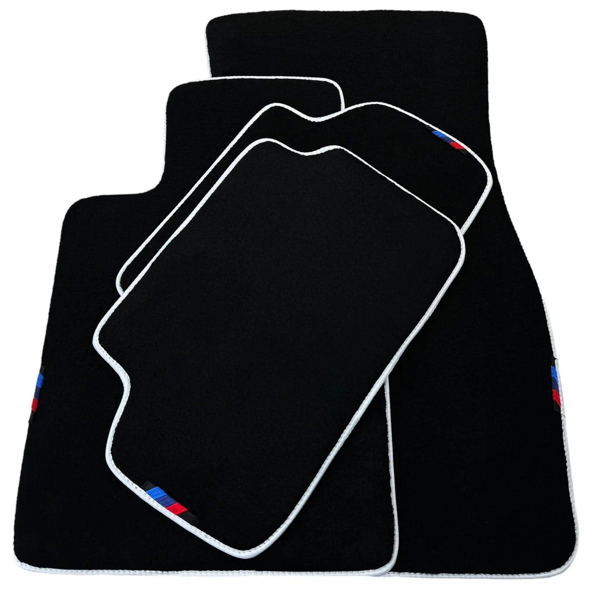 Black Mats For BMW X6M Series F86 | White Trim - AutoWin