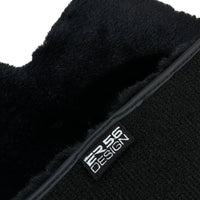 Black Sheepskin Floor Mats For Mercedes Benz EQB-Class X243 (2022-2024) | ER56 Design - AutoWin