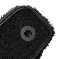 Black Sheepskin Floor Mats For Mercedes Benz S-Class W220 (1998-2005) Short Wheelbase | ER56 Design - AutoWin