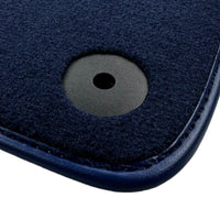 Blue Floor Mats For Bentley Flying Spur (2013-2019) with Leather - AutoWin