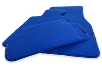 Blue Floor Mats For BMW 1 Series F20 With M Package - AutoWin