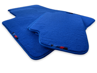 Blue Floor Mats For BMW M4 Series F83 With M Package - AutoWin