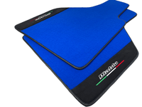 Blue Floor Mats for Lamborghini Diablo 1990-2001 With Alcantara Leather - AutoWin