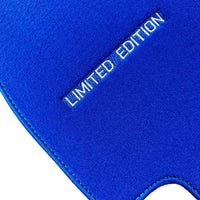 Blue Floor Mats For Mercedes Benz C-Class S205 Wagon (2014-2018) Hybrid | Limited Edition - AutoWin