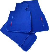 Blue Mats For BMW 3 Series E46 Convertible With M Package - AutoWin