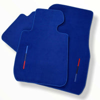 Blue Mats For BMW X5M F85 SUV With M Package - AutoWin