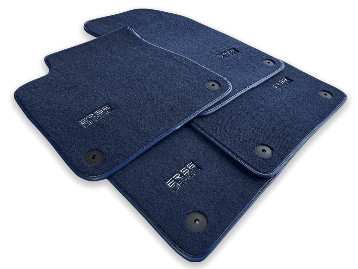 Dark Blue Floor Mats for Audi A3 - 3-door Hatchback (2013-2020) | ER56 Design - AutoWin