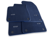 Dark Blue Floor Mats for Audi A6 - C6 Sedan Facelift (2008-2011) | ER56 Design - AutoWin