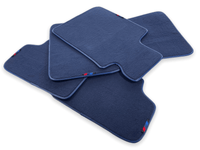 Dark Blue Floor Mats For BMW 1 Series F40 With M Package - AutoWin