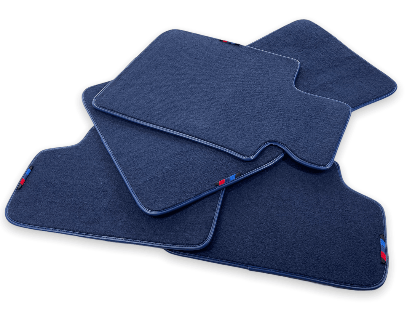 Dark Blue Floor Mats For BMW M8 Series Convertible F91 With M Package - AutoWin