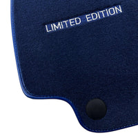 Dark Blue Floor Mats For Mercedes Benz CLK-Class A208 Convertible (1998-2003) | Limited Edition - AutoWin