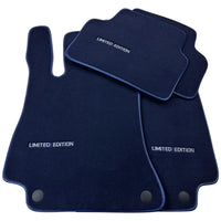 Dark Blue Floor Mats For Mercedes Benz CLK-Class A208 Convertible (1998-2003) | Limited Edition - AutoWin