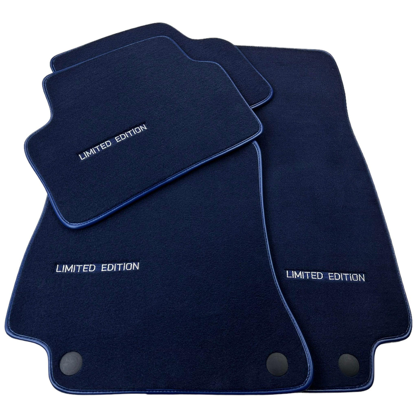 Dark Blue Floor Mats For Mercedes Benz S-Class W126 (1979-1991) | Limited Edition - AutoWin