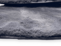 Dark Gray Sheepskin Floor Mats For Rolls Royce Wraith 2013-2023 Er56 Design - AutoWin