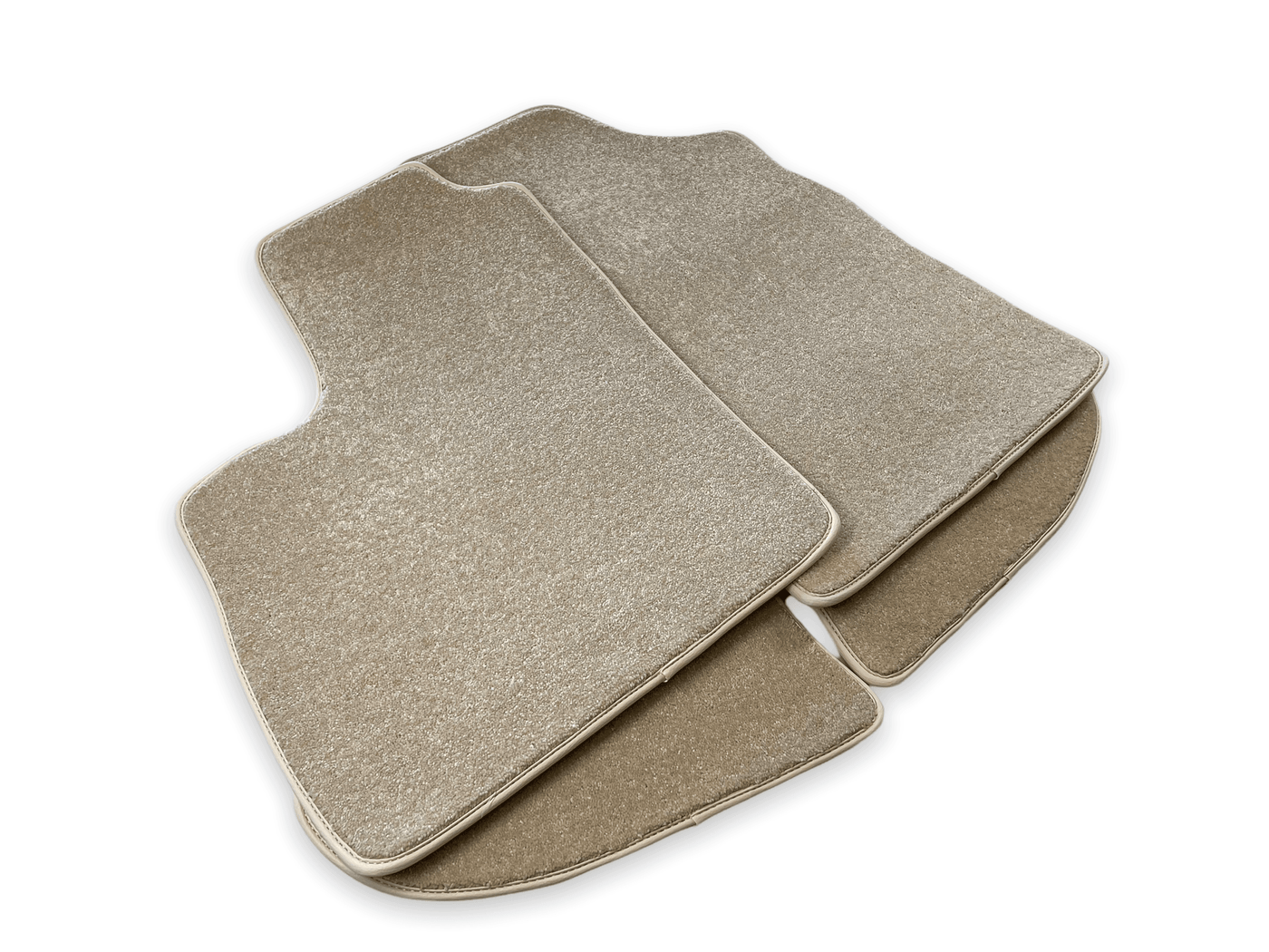 Floor Mats For Bentley Continental GT Beige Luxury Quality 2003–2011 - AutoWin
