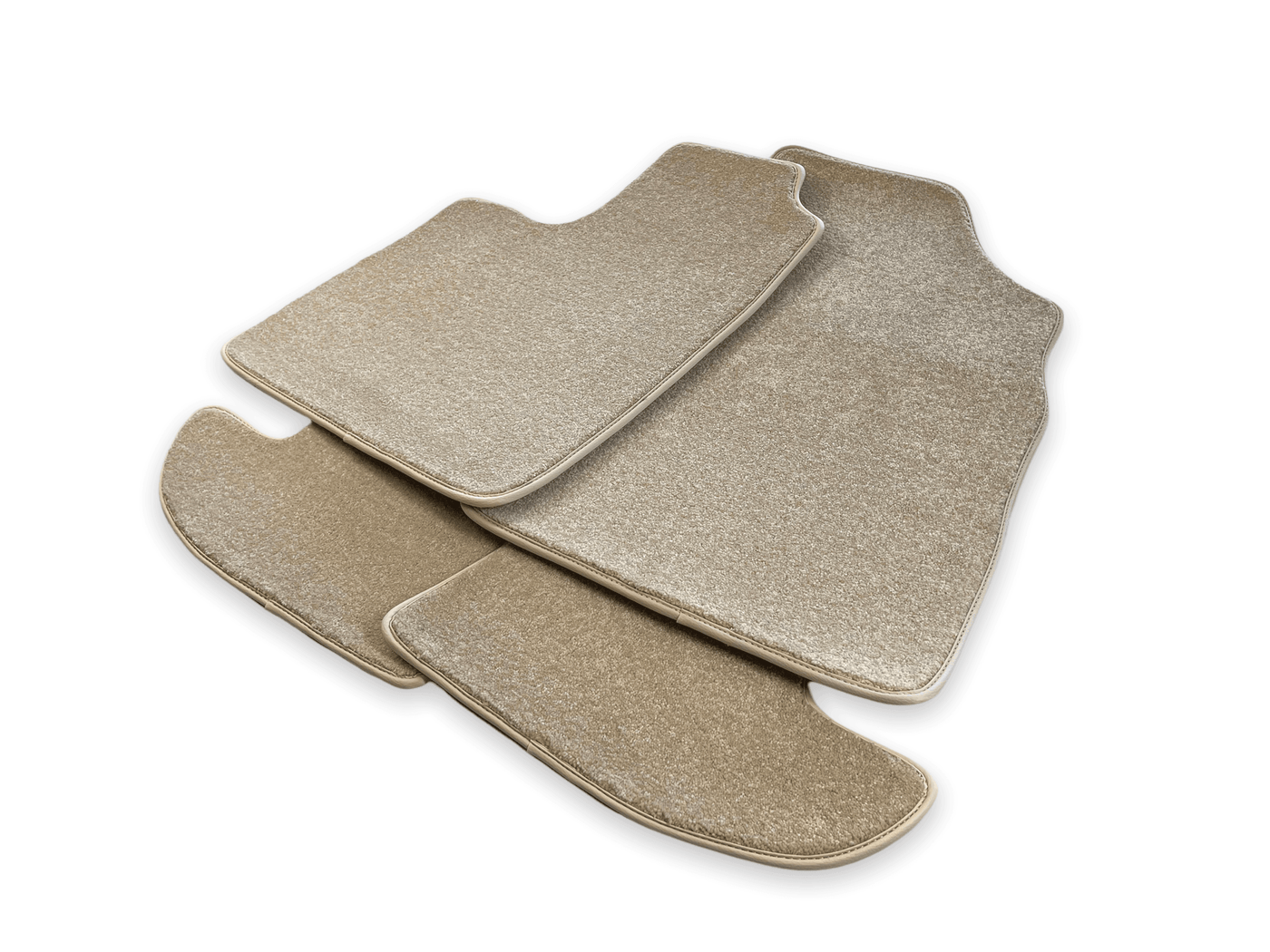 Floor Mats For Bentley Continental GT Beige Luxury Quality 2003–2011 - AutoWin