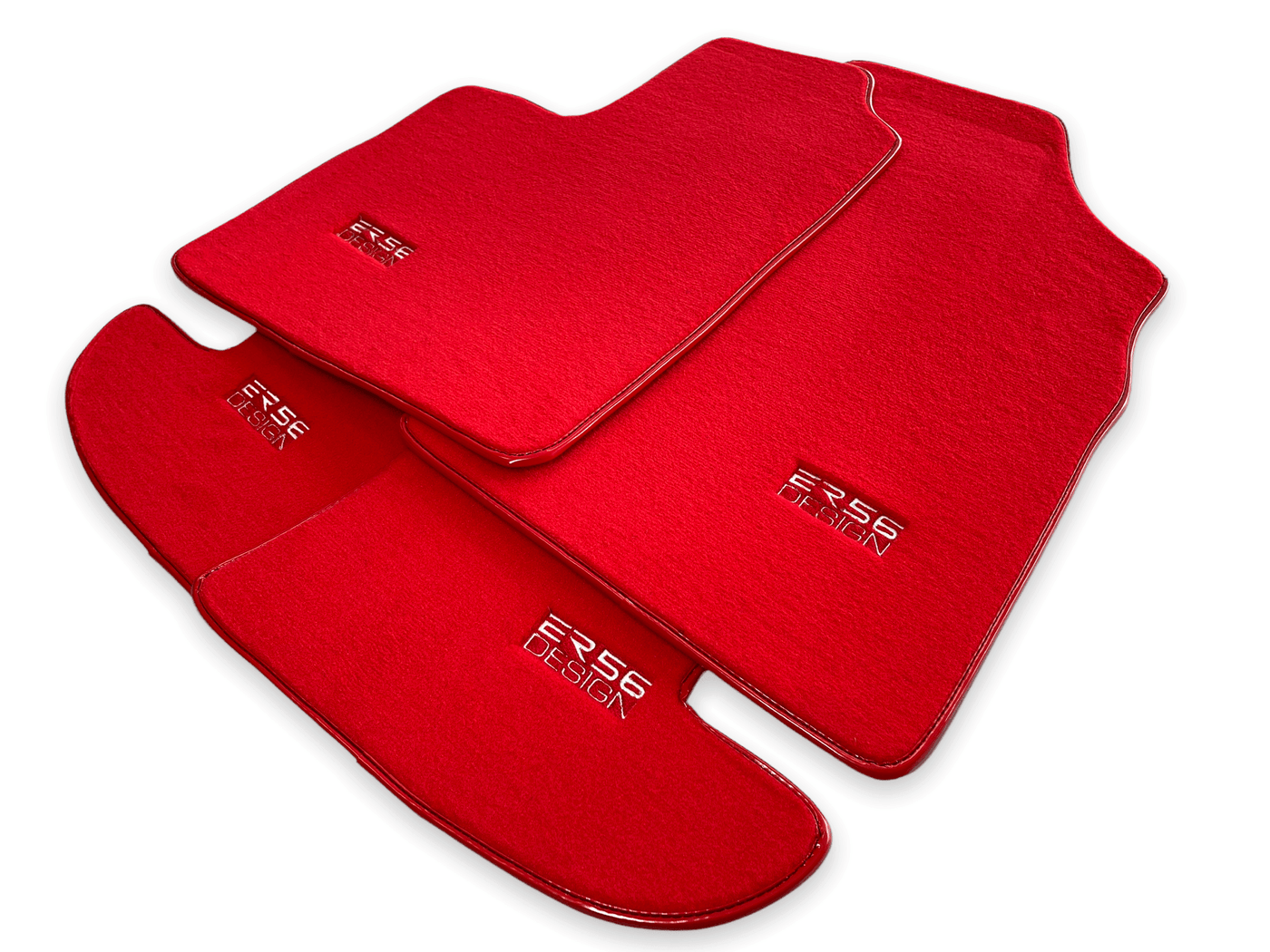 Floor Mats For Bentley Continental GT Red 2003–2011 Er56 Design - AutoWin