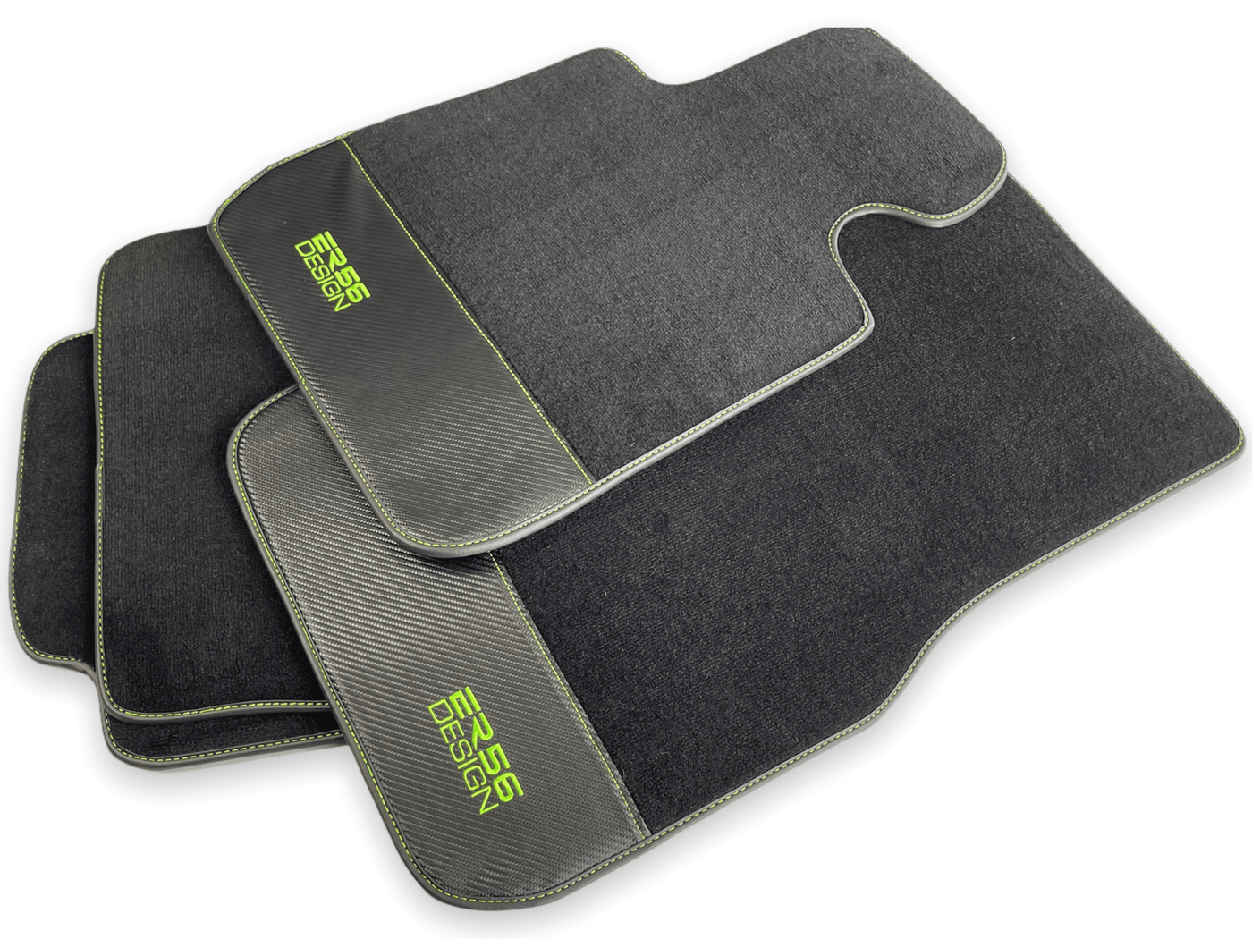 Floor Mats For BMW 3 Series F34 Gt 2013-2020 Carbon Leather Er56 Design - AutoWin