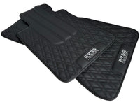 Floor Mats For BMW M3 E92 Black Leather Er56 Design - AutoWin