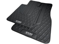 Floor Mats For BMW M5 E28 Black Leather Er56 Design - AutoWin