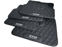 Floor Mats For BMW X3 - E83 SUV Black Leather Er56 Design - AutoWin