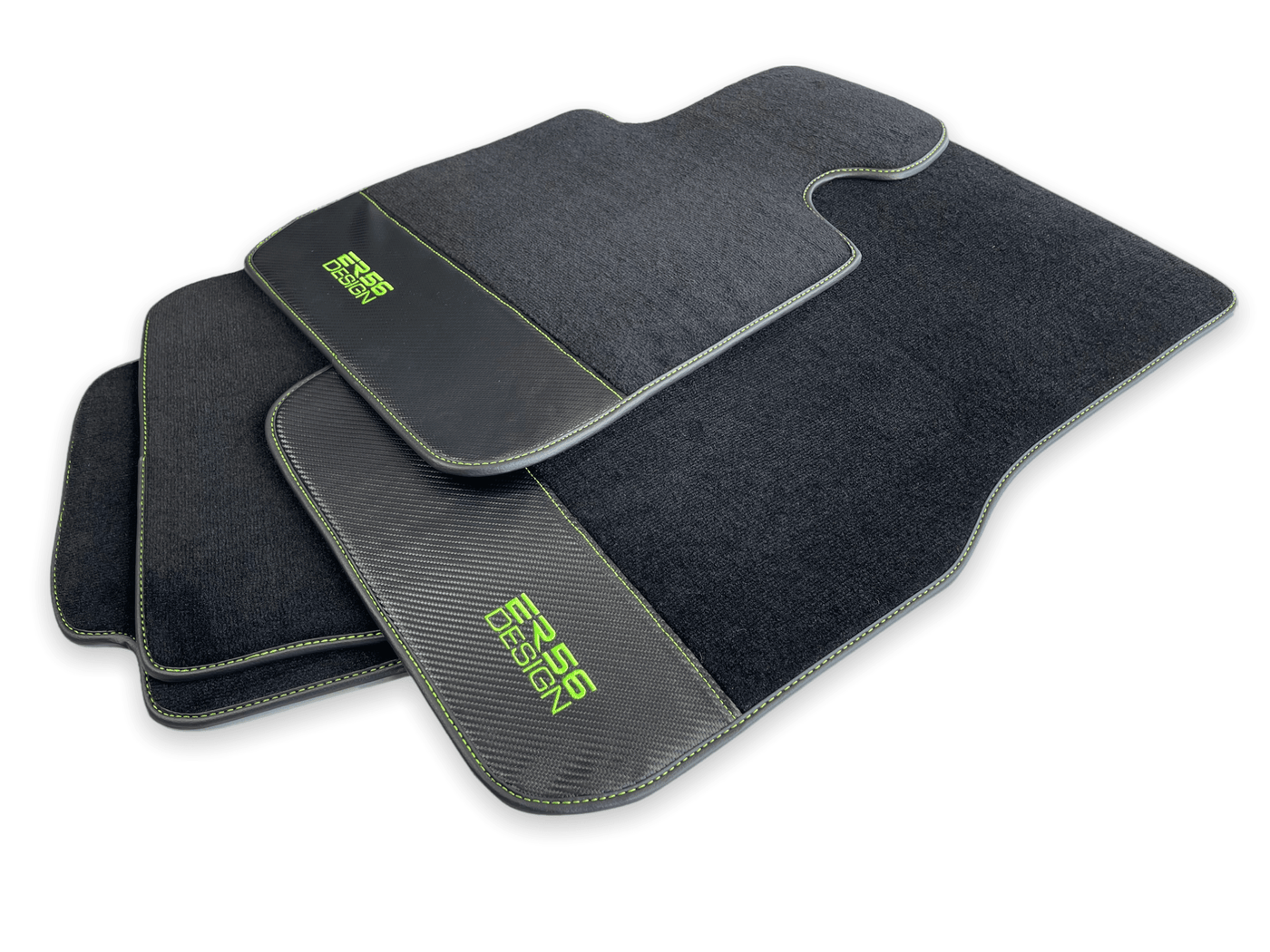 Floor Mats For BMW X4 Series F26 Carbon Leather Er56 Design - AutoWin