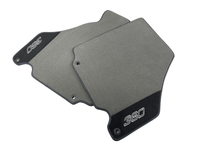 Floor Mats For Ferrari 360 Modena 1999-2005 Gray With Alcantara Leather - AutoWin