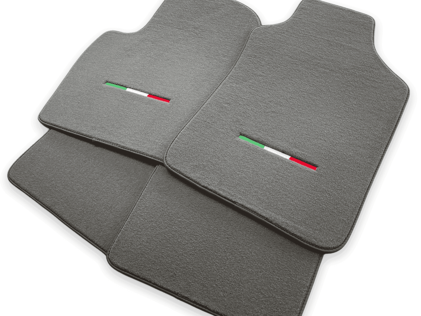Gray Floor Mats for Fiat Punto Evo (2009-2012) 5 Doors - AutoWin