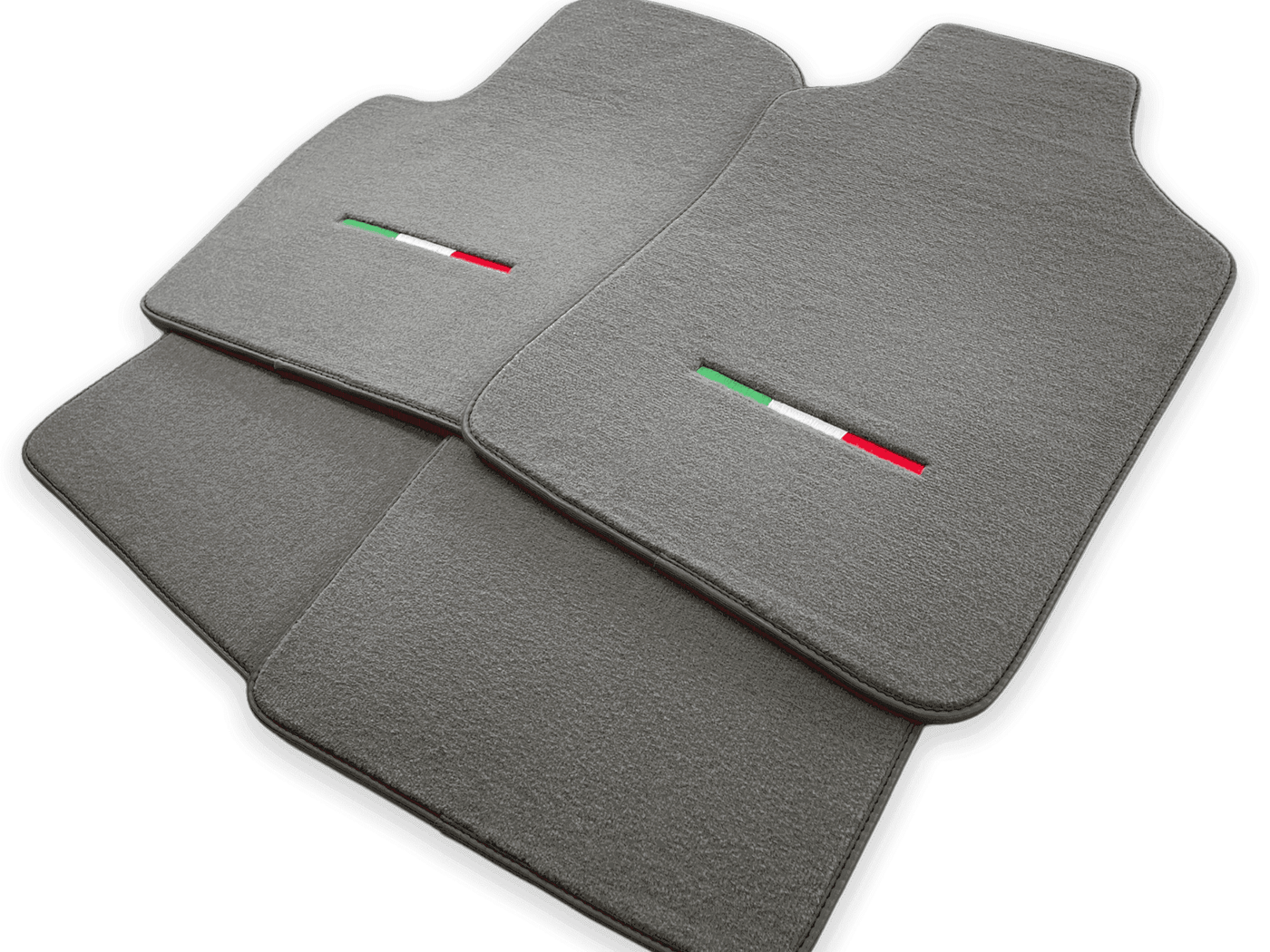 Gray Floor Mats for Fiat Punto Evo (2009-2012) 5 Doors - AutoWin