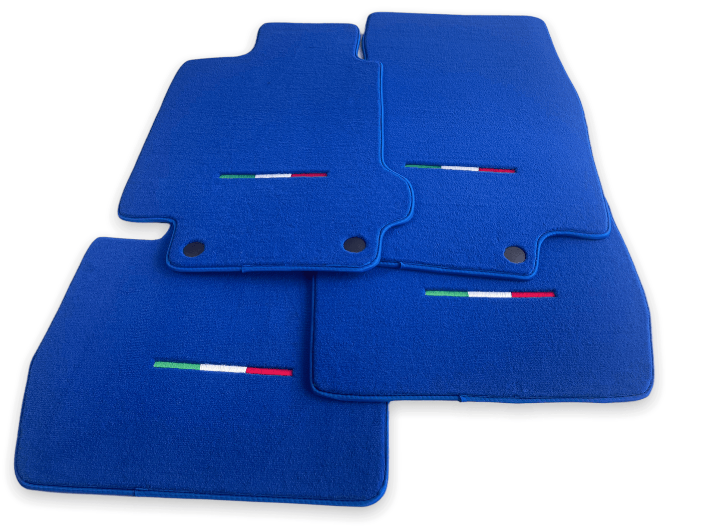 Floor Mats For Maserati GranTurismo (2007-2019) Blue IT Edition - AutoWin