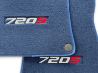 Floor Mats For McLaren 720S Dark Blue Tailored Carpets Set AutoWin - AutoWin