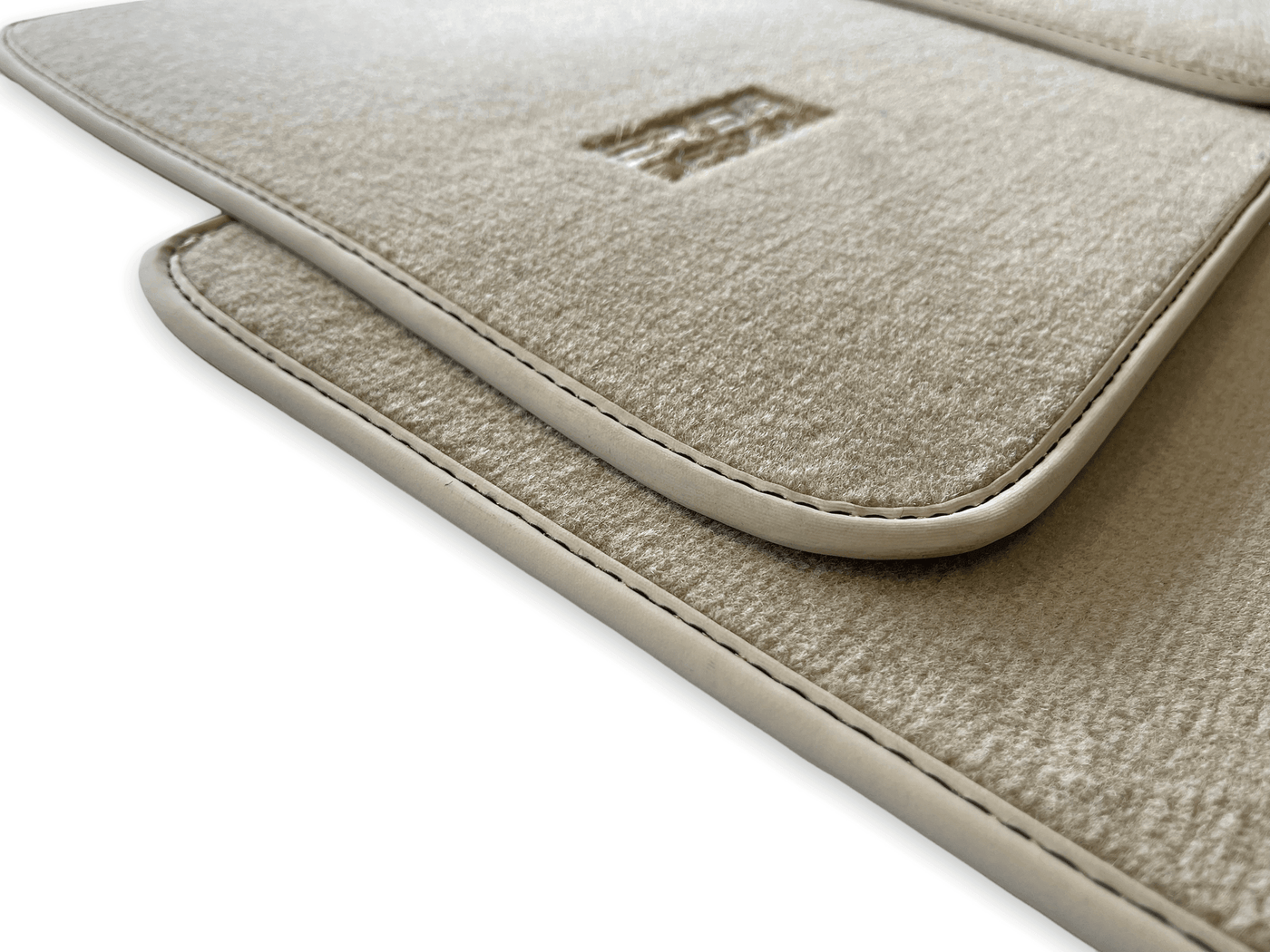 Floor Mats For Rolls Royce Dawn Rr6 2016-2023 Beige ER56 Design - AutoWin