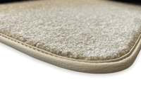 Floor Mats For Rolls Royce Ghost Series II (2021-2024) Beige Luxury Quality - AutoWin