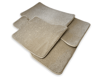 Floor Mats For Rolls Royce Ghost Series II (2021-2024) Beige Luxury Quality - AutoWin