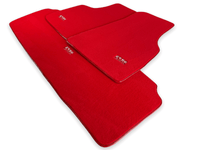 Floor Mats For Tesla Model Y Red Tailored Carpets ER56 Design - AutoWin