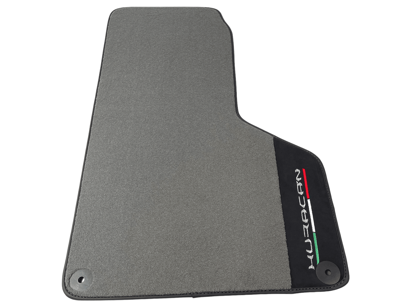 Gray Floor Mats for Lamborghini Huracan With Alcantara Leather - AutoWin