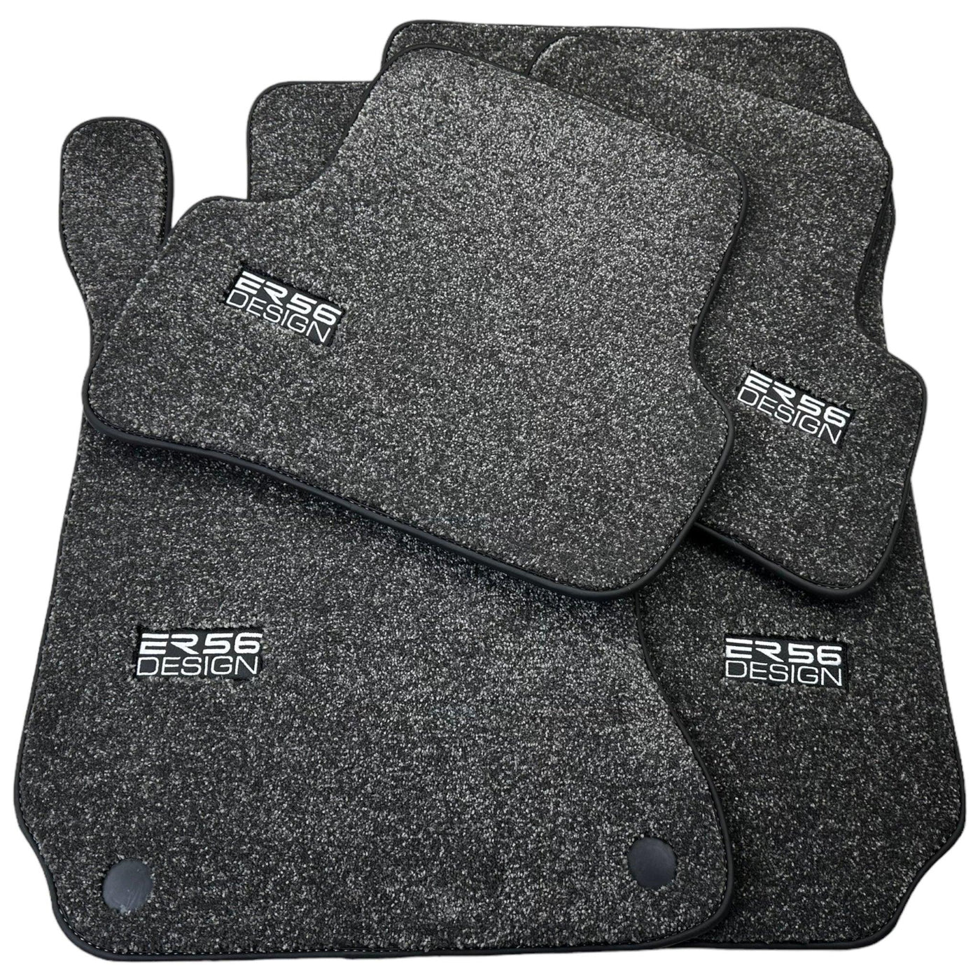 Gray Luxury Floor Mats For Mercedes Benz C-Class CL203 Coupe (2000-2008) | ER56 Design - AutoWin