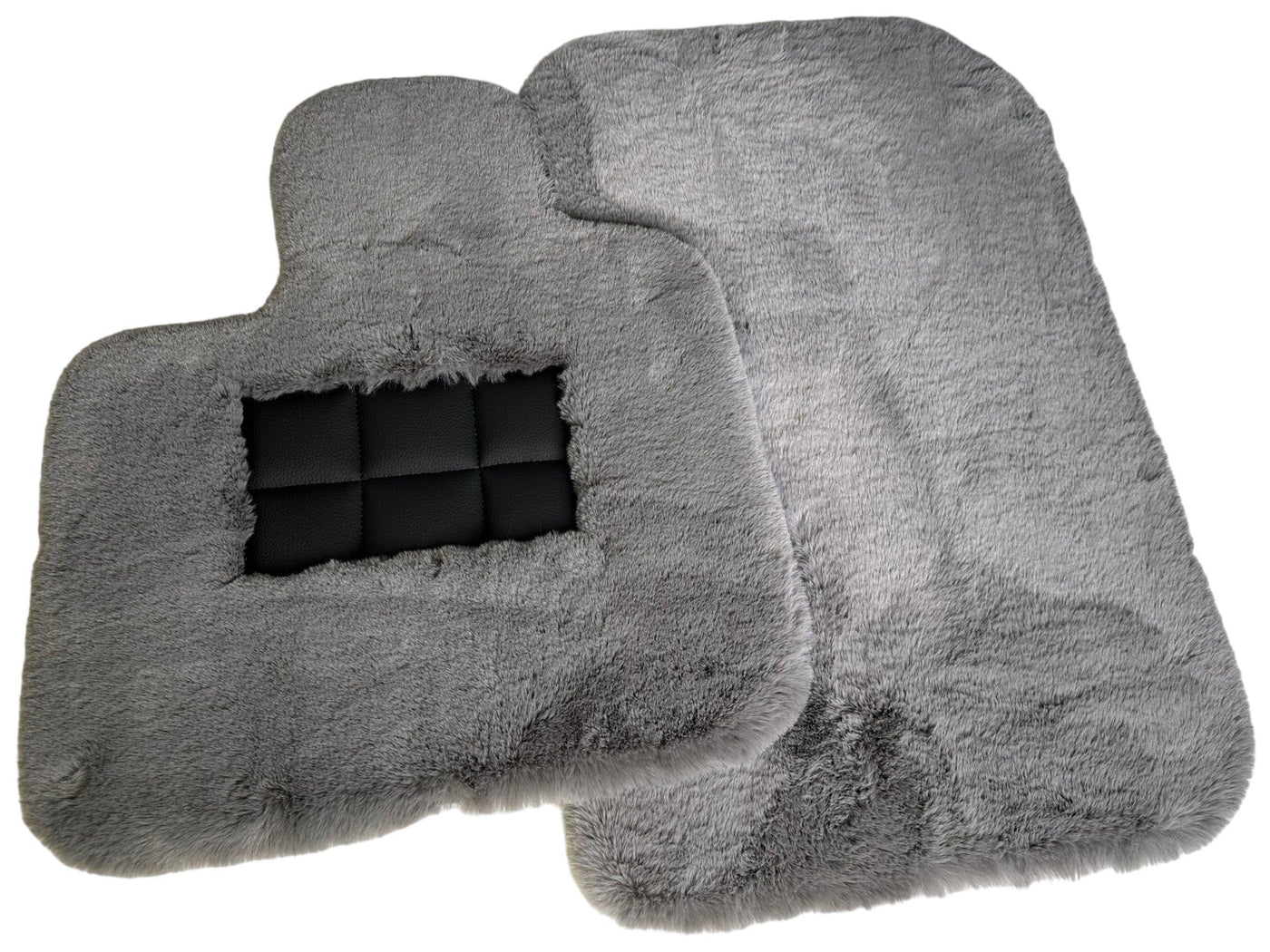 Gray Sheepskin Floor Mats For Rolls Royce Cullinan Rr31 2018-2023 Er56 Design Brand - AutoWin
