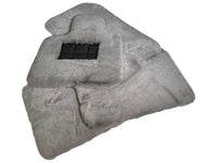 Gray Sheepskin Floor Mats For Rolls Royce Cullinan Rr31 2018-2023 Er56 Design Brand - AutoWin
