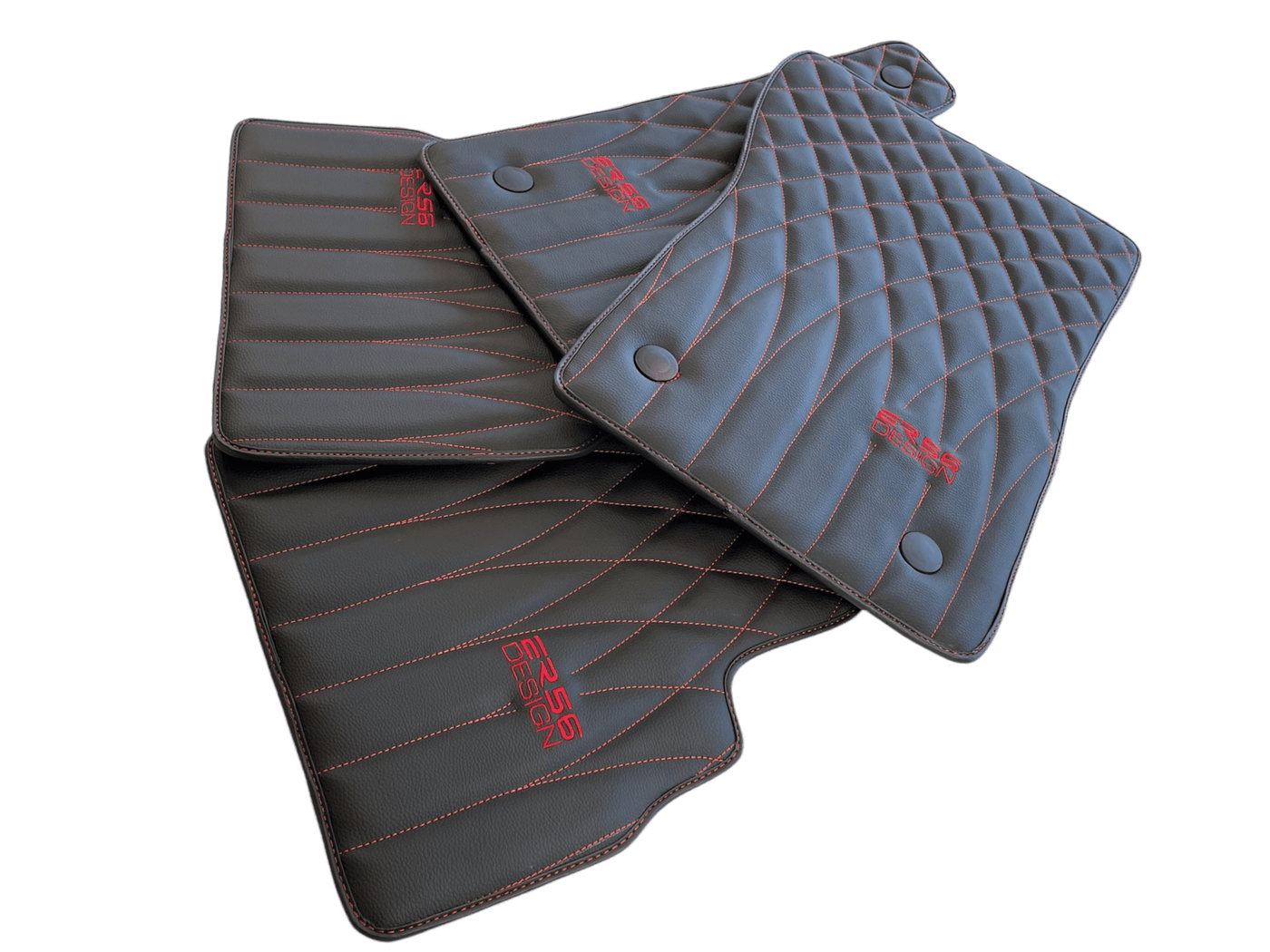 Leather Floor Mats For Mercedes-Benz G Class 2019-2022 W463 ER56 Design - AutoWin