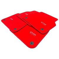 Red Floor Mats for Audi A4 - B7 Sedan (2005-2008) | ER56 Design - AutoWin