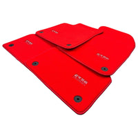 Red Floor Mats for Audi A4 - B9 Sedan (2015-2018) | ER56 Design - AutoWin