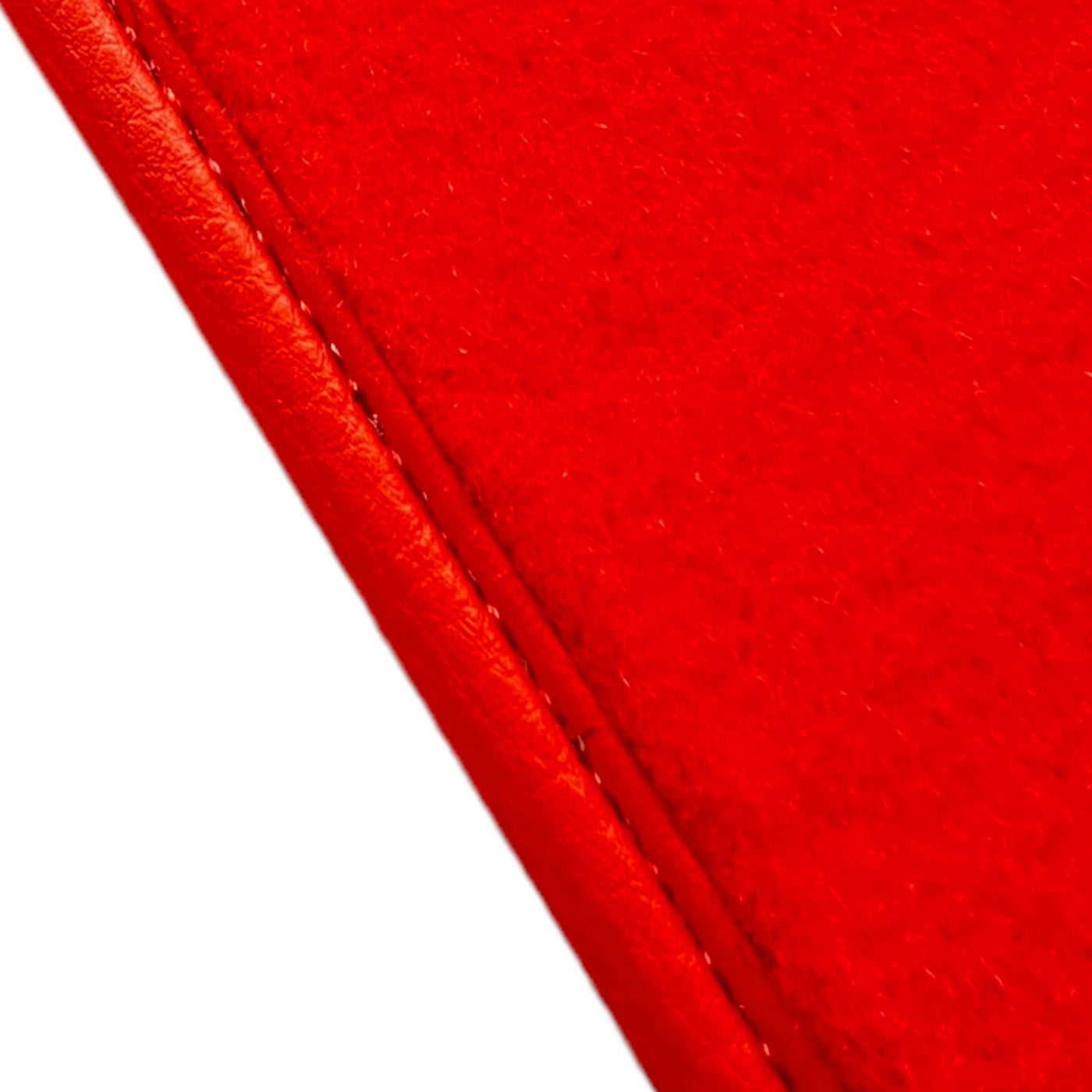 Red Floor Mats For Bentley Flying Spur (2013-2019) with Alcantara Leather - AutoWin