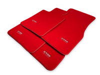 Red Floor Mats For BMW 5 Series F10 - ER56 Design Brand - AutoWin