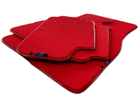 Red Floor Mats For BMW M2 Series F87 With M Package AutoWin Brand - AutoWin
