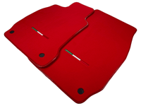 Red Floor Mats For Maserati Quattroporte IT Edition - AutoWin