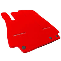 Red Floor Mats For Mercedes Benz CLA-Class C118 Coupe (2019-2023) | Limited Edition - AutoWin