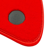 Red Floor Mats For Mercedes Benz CLK-Class A209 Convertible (2003-2010) | Limited Edition - AutoWin